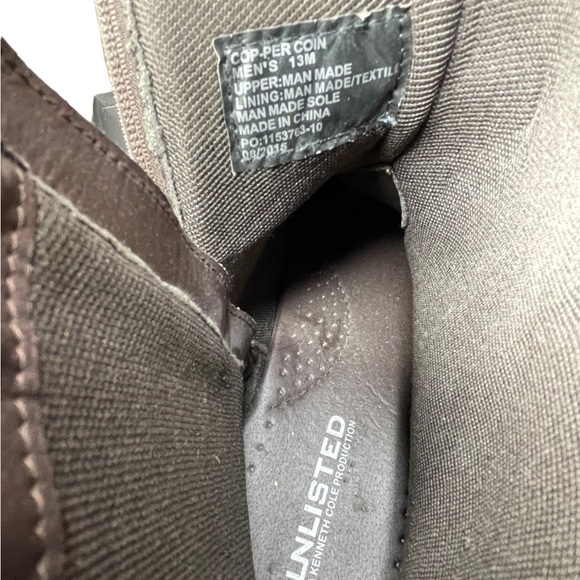 Men's size 13 Brown Faux leather harness biker boots - Picture 8 of 9